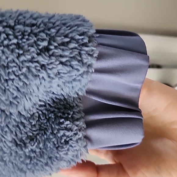 Girlfriend Collective Ocean Recycled Fleece Bomber Size Small - Picture 10 of 10